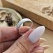 Серебряное обручальное кольцо с геометрическим узором и родированием Американка