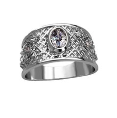 Перстень чоловічій срібний Азгард
