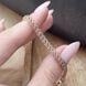 Браслет золотой Венеция ручного плетения цепочка на руку