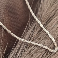 Ланцюжок срібний плетіння Подвійне кордове