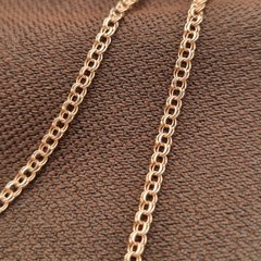 Ланцюжок золотий ручного плетіння Бісмарк класичний 50 см
