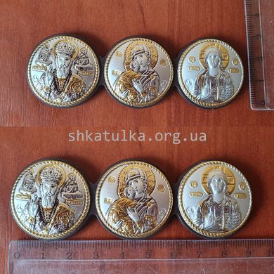 Икона Спаситель Казанская Богородица Святой Николай