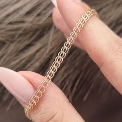 Золотий ланцюжок плетіння Венеція толщина 4 мм