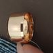 Обручальные кольца серебряные с позолотой пара Американки широкие 10 мм