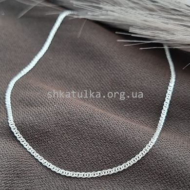 Цепочка серебряная на шею плетения Нонна плоская