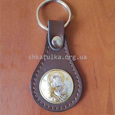 Ікона Богородиця Володимирська брелок для ключів