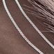 Цепочка серебряная на шею плетения Нонна тонкая