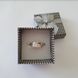 Перстень чоловічій срібний з золотими вставками та двома фіанітами