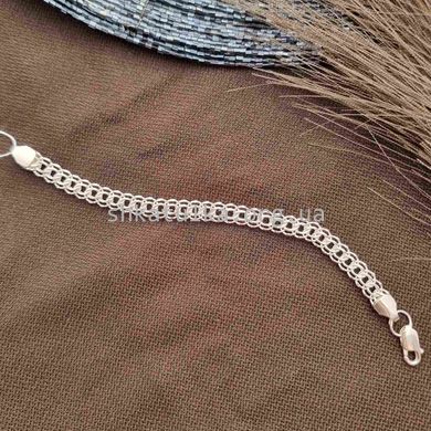 Браслет срібний ручного плетіння Венеція