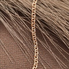 Золотая цепочка плетение Бисмарк плоский 55 см