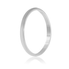 Обручальное кольцо серебрянное